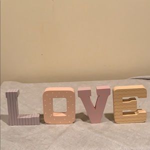 LOVE  Decor Letters